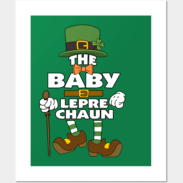 The Baby Leprechaun St Patrick's Day Celebration Matching Outfits Group Attire Wall Art by HappyGiftArt